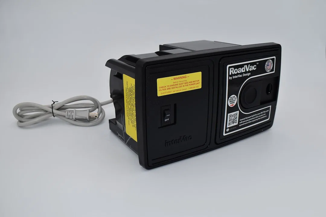 CS-8-120-E-TK-104 – INTERVAC VAC Vacuum Cleaner, Installing In The Wall Of RV 9.5T Motor 7 Amp 120 Volt 40 Feet Hose ...